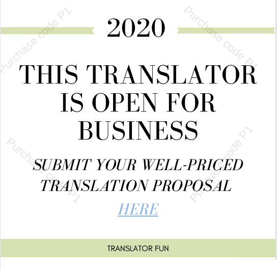 translator open for business